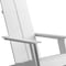 Flash Furniture White Modern 4 Slat Back Adirondack Chairs, PK4 4-JJ-C14509-WH-GG - alternate 10